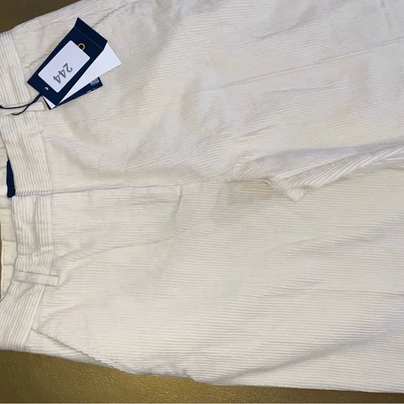 Piombo Cream Corduroy Trousers - NWT - Picture 5 of 8